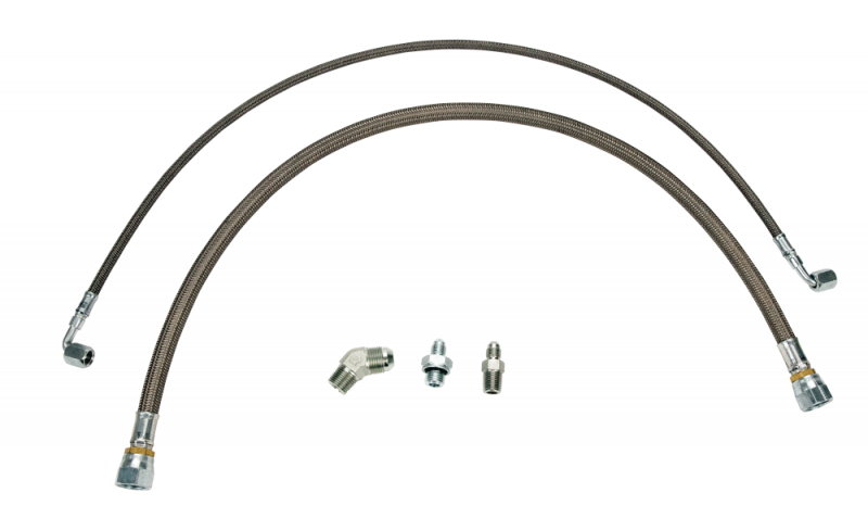 2001-2010 Duramax Twin Turbo Oil Line Kit (S400) - Wehrli Custom Fabrication