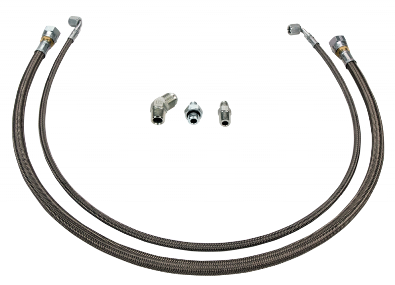 2011-2016 Duramax Twin Turbo Oil Line Kit (S400) - Wehrli Custom Fabrication