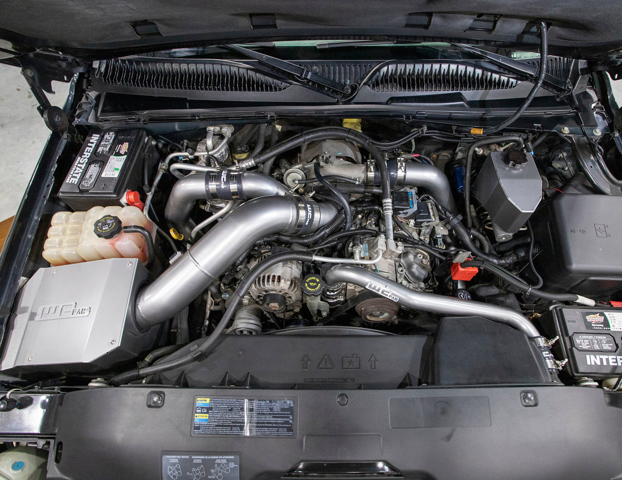 2001-2005 Duramax Top Outlet Billet Thermostat Housing and Upper Coolant Pipe Kit - Wehrli Custom Fabrication