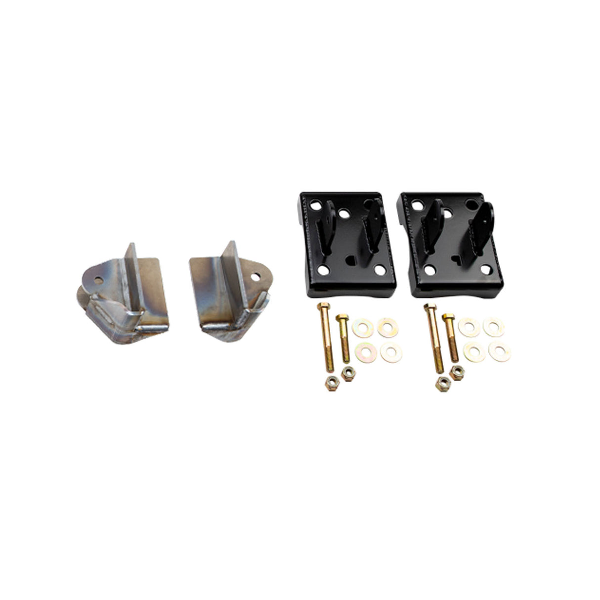 2017-2024 Powerstroke 4" Dana M275 Axle Traction Bar Brackets & Hardware Install Kit - Wehrli Custom Fabrication