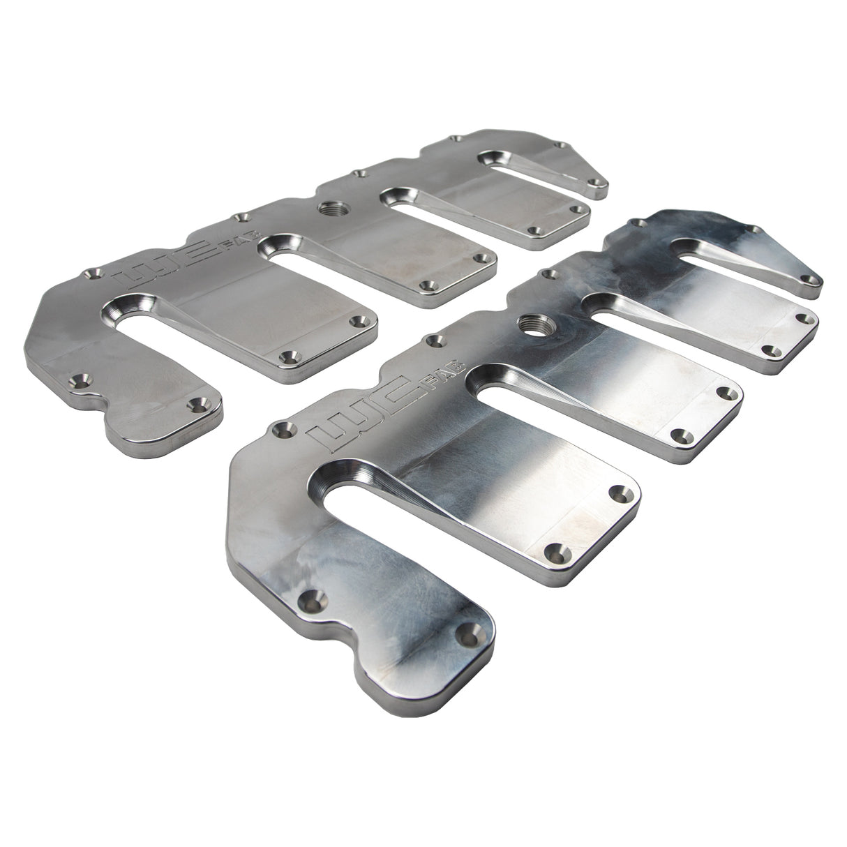 2004.5-2010 Duramax Billet Upper Valve Cover Set Raw Aluminum - Wehrli Custom Fabrication