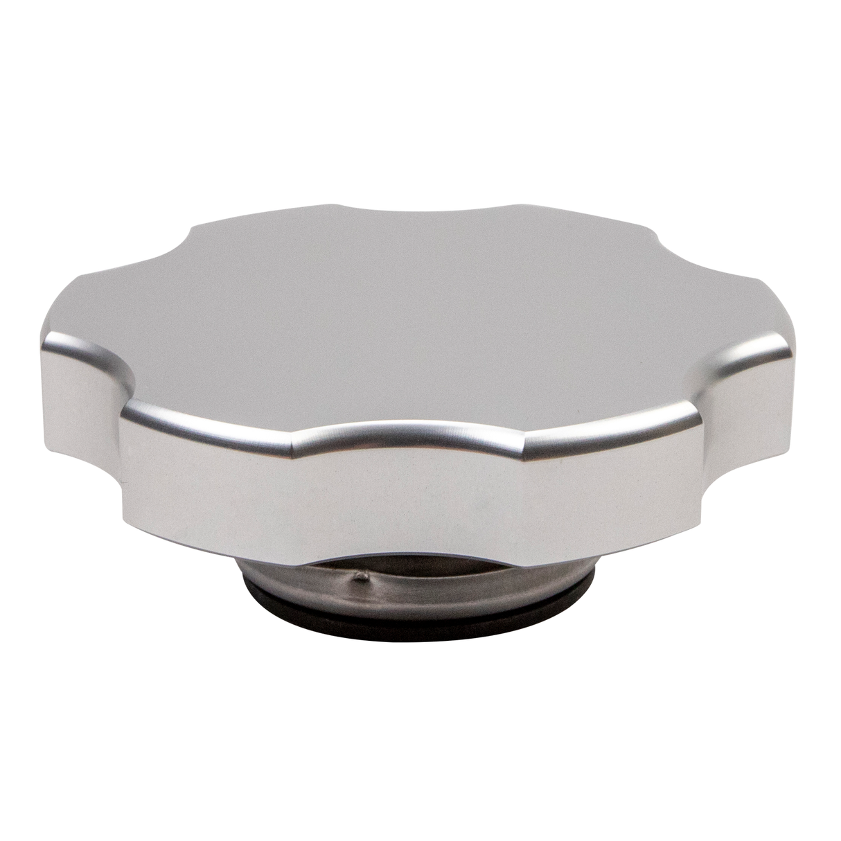 Universal Billet Aluminum Coolant Tank Cap, Clear Anodized - Wehrli Custom Fabrication