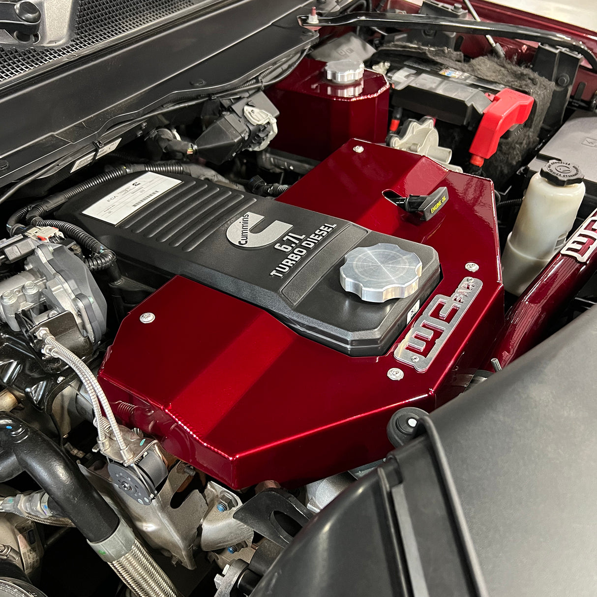 2010-2024 Cummins Engine Cover - Wehrli Custom Fabrication