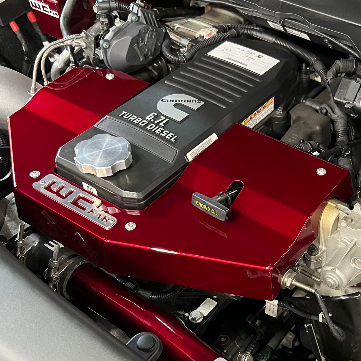 2010-2024 Cummins Engine Cover - Wehrli Custom Fabrication