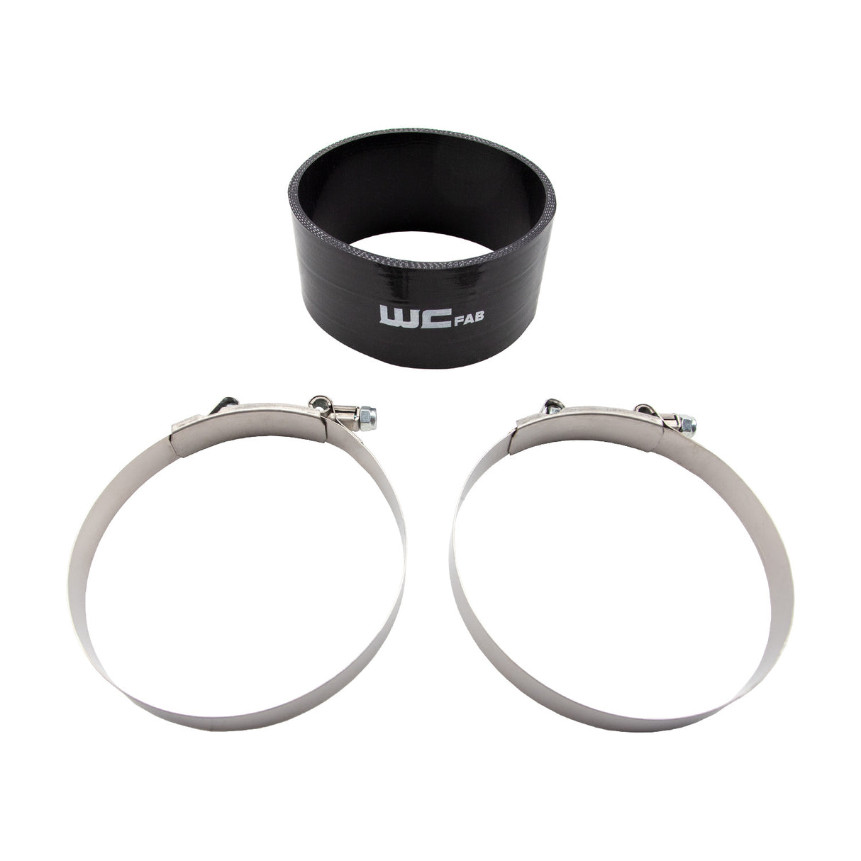 Universal 5" ID x 2.5" Long Silicone Boot and Clamp Kit - Wehrli Custom Fabrication