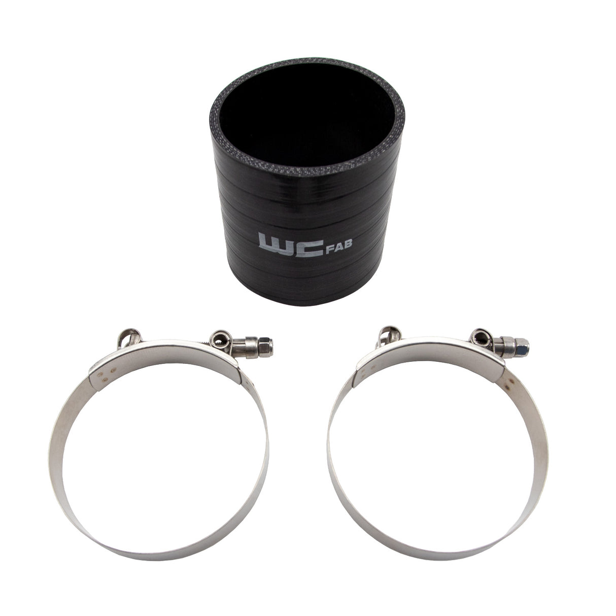 Universal 3.5" ID x 4" Long Silicone Boot and Clamp Kit - Wehrli Custom Fabrication