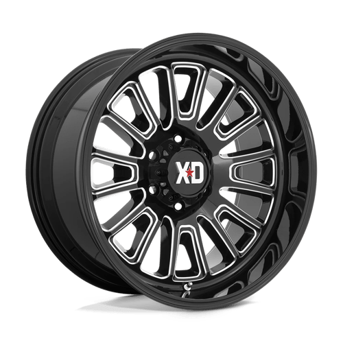 XD XD864 ROVER - Gloss Black Milled-Wheels-XD-Dirty Diesel Customs