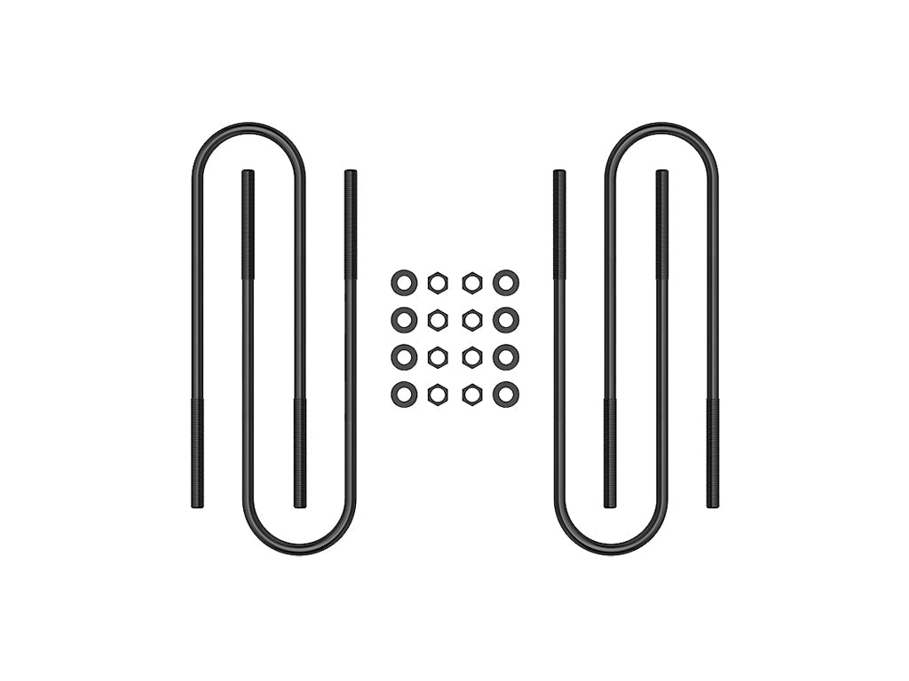 1999-2012 Cummins ICON Leaf Spring Axle U-Bolt Kit (ICO37023)