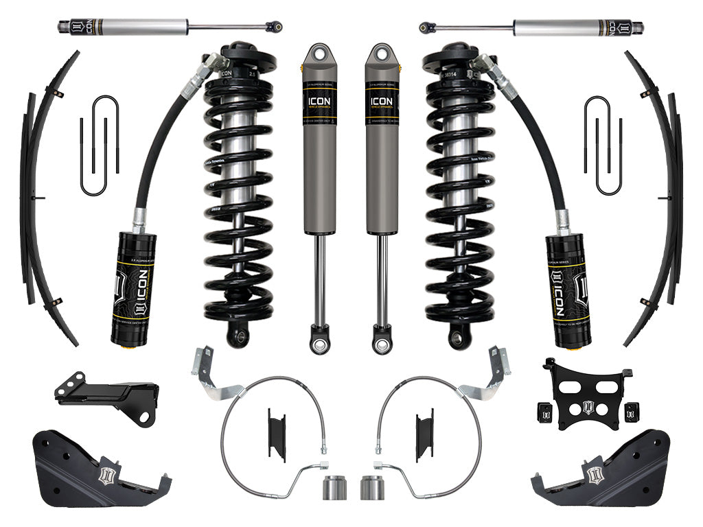 2023-2025 Powerstroke ICON Front and Rear Lift Kit (ICOK63173L)