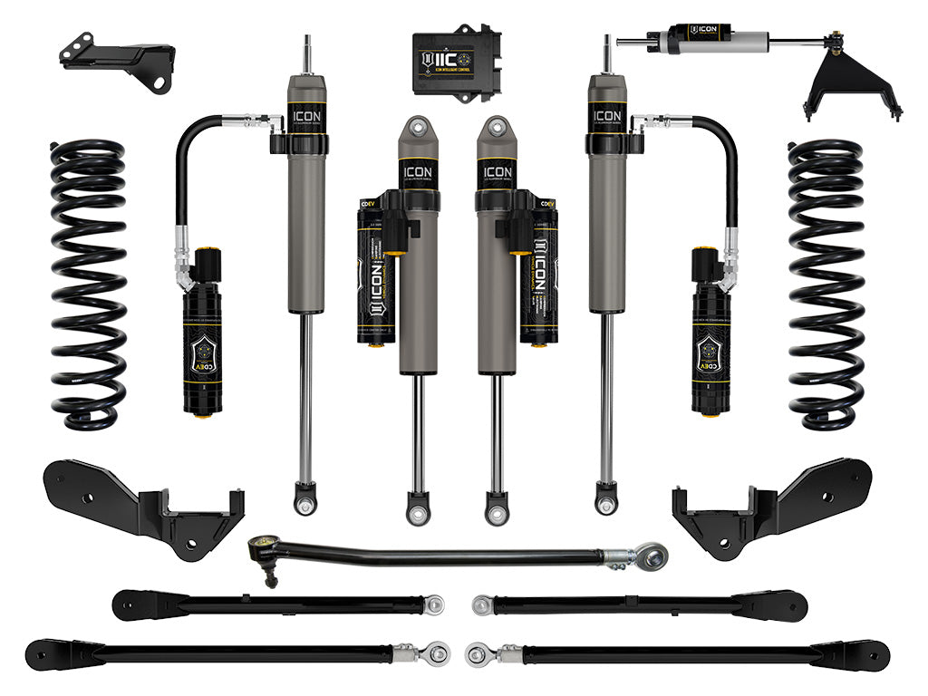 2023-2025 Powerstroke ICON 2.5 Front and Rear Lift Kit (ICOK65919)