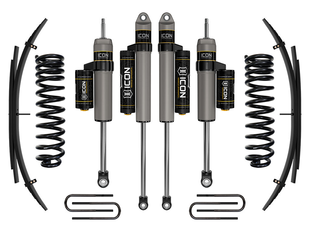 2011-2016 Powerstroke ICON 2.5 Front and Rear Lift Kit (ICOK62583)