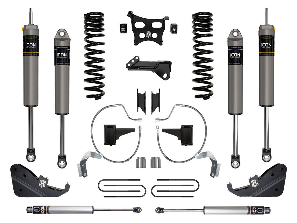 2023-2025 Powerstroke ICON Front and Rear Lift Kit (ICOK64543)