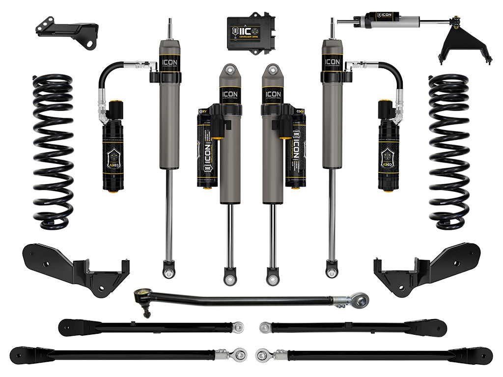 2023-2025 Powerstroke ICON 2.5 Front and Rear Lift Kit (ICOK65918)
