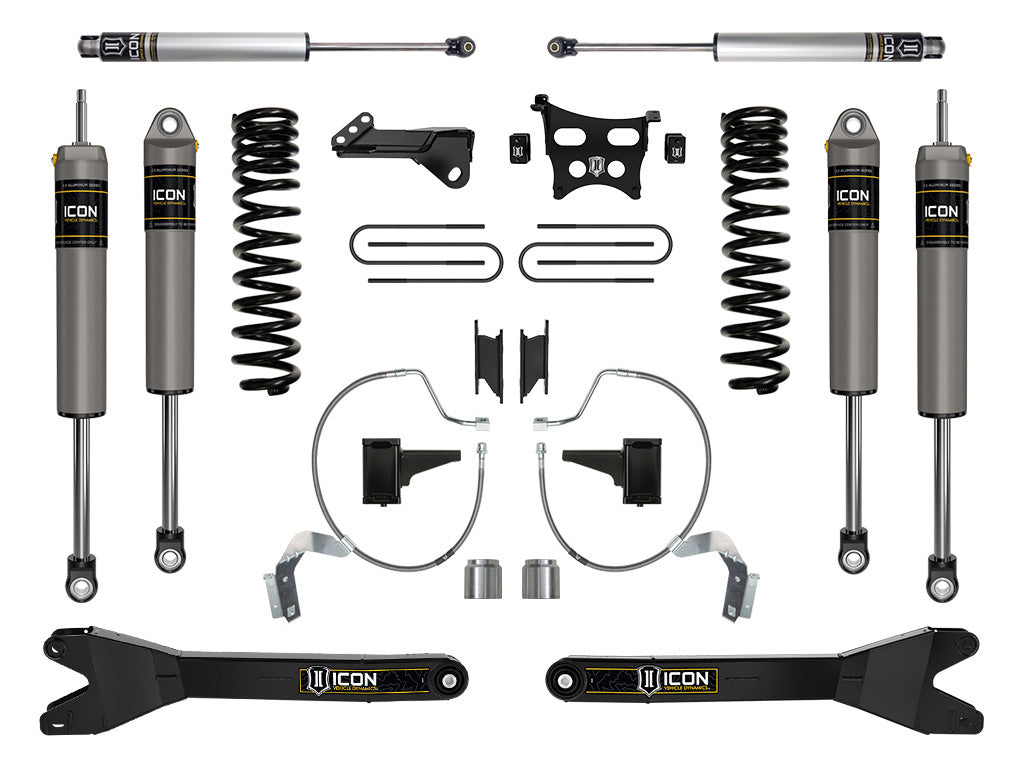 2023-2025 Powerstroke ICON Front and Rear Lift Kit (ICOK65902R)