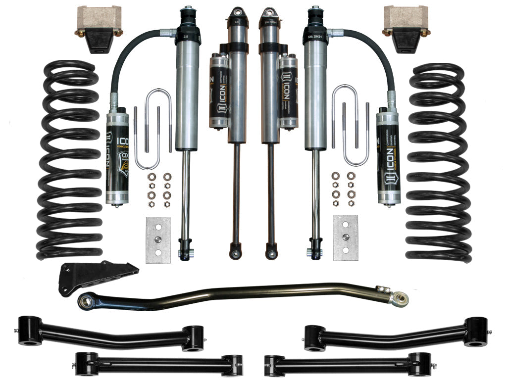 2003-2008 Cummins ICON Front and Rear Lift Kit (ICOK214504T)