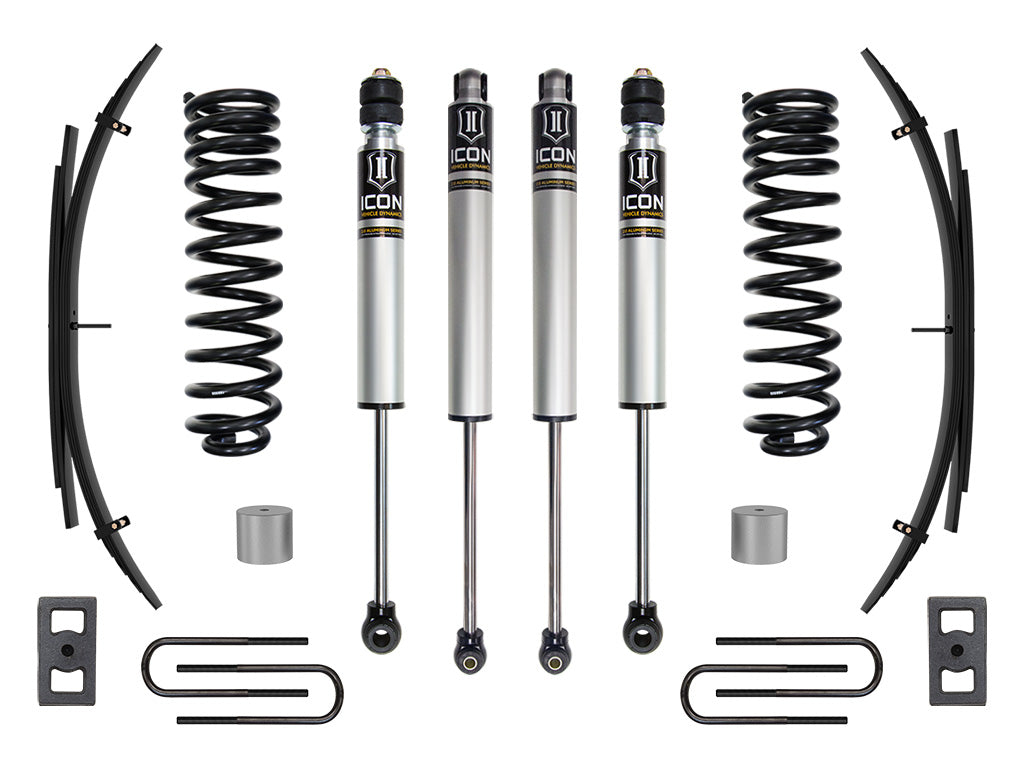 2023 Powerstroke ICON 2.5 Front and Rear Lift Kit (ICOK62561L)