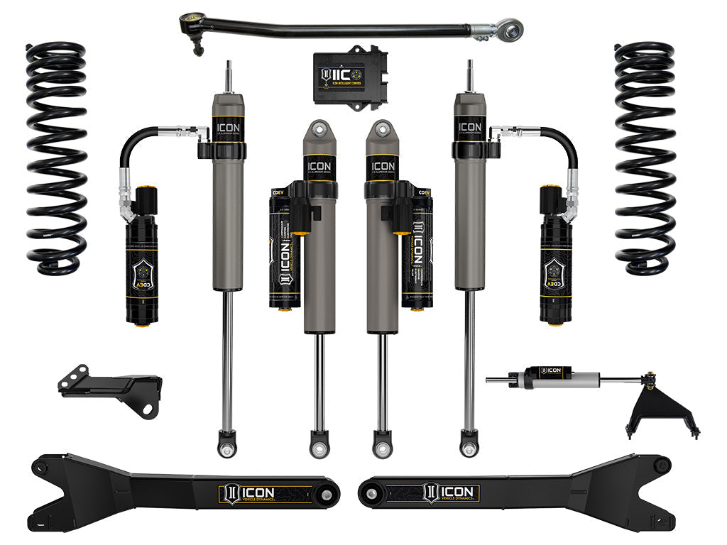 2023-2025 Powerstroke ICON 2.5 Front and Rear Lift Kit (ICOK65918R)