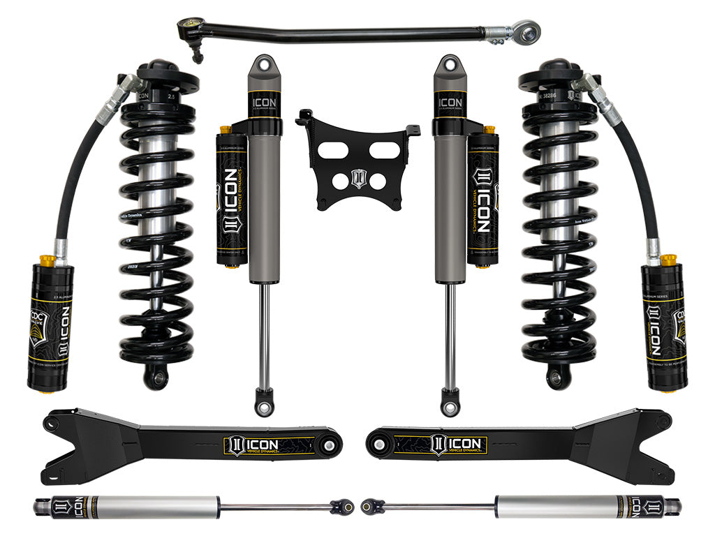 2023-2025 Powerstroke ICON 2.5 Front and Rear Lift Kit (ICOK63204R)