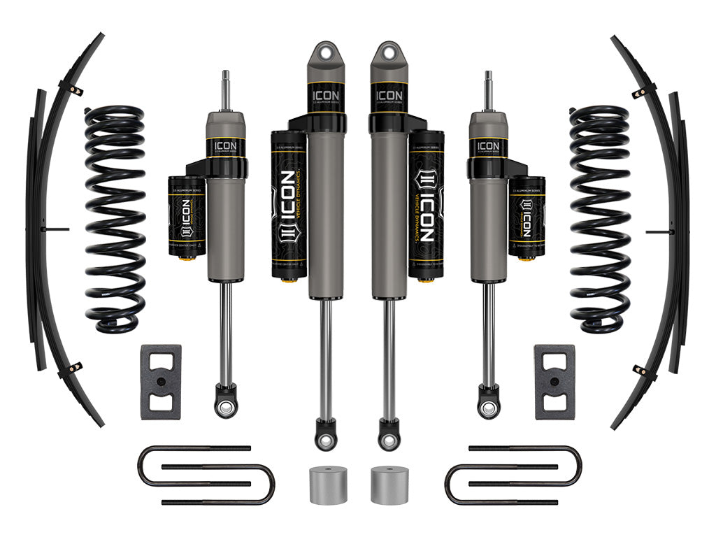 2023 Powerstroke ICON 2.5 Front and Rear Lift Kit (ICOK62592L)