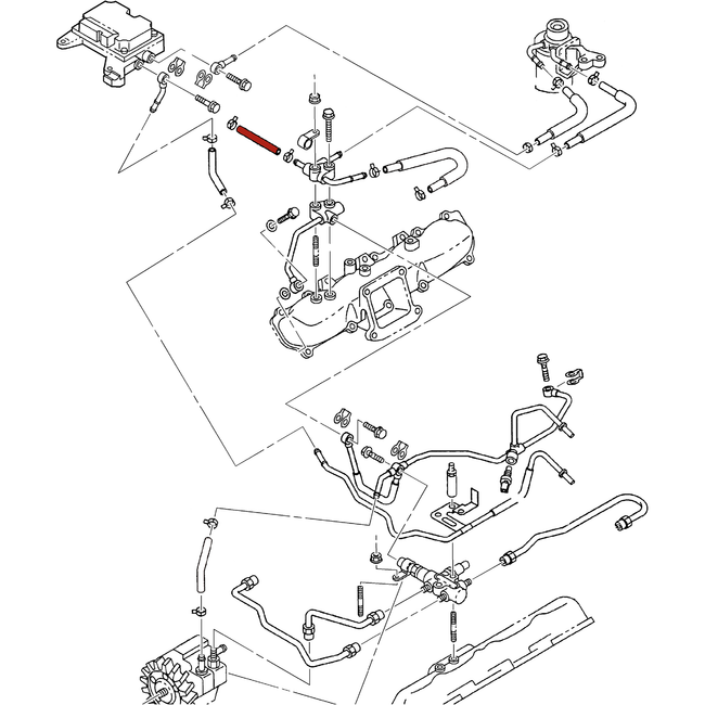 2001-2004 Duramax Cold Start Fuel Feed Hose (DMAX-0321)