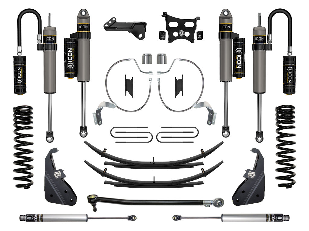 2023-2025 Powerstroke ICON Front and Rear Lift Kit (ICOK64534L)