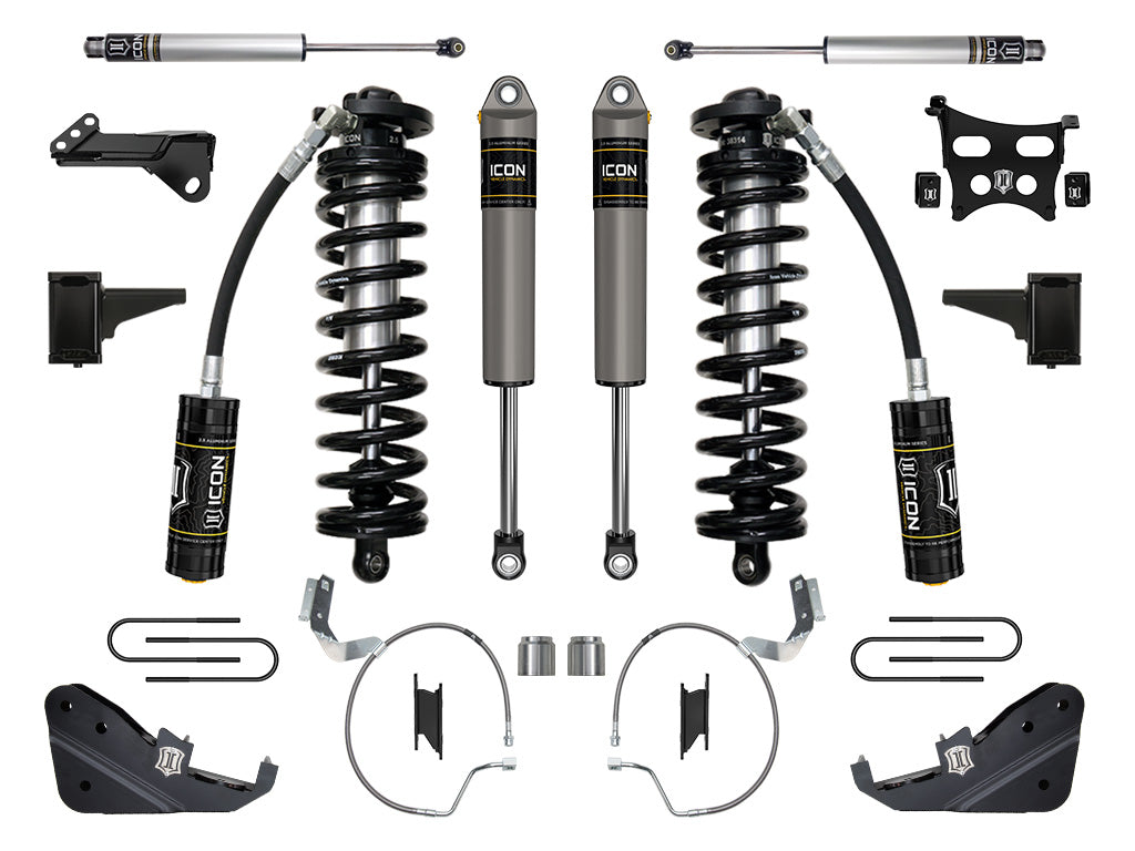 2023-2025 Powerstroke ICON Front and Rear Lift Kit (ICOK63173)