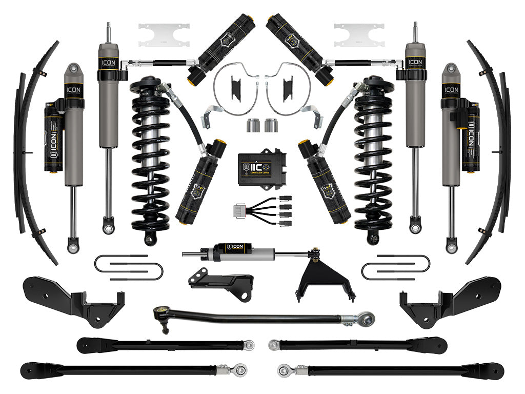 2023-2025 Powerstroke ICON Front and Rear Lift Kit (ICOK63179L)