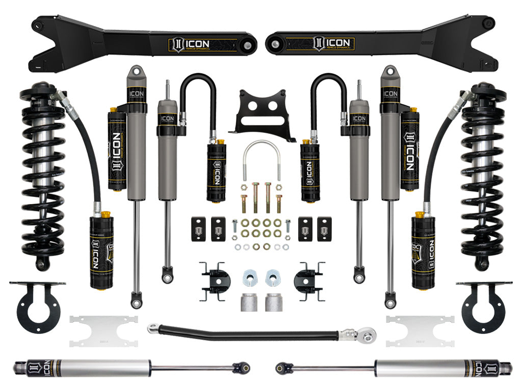 2005-2016 Powerstroke ICON 2.5 Front and Rear Lift Kit (ICOK63106)
