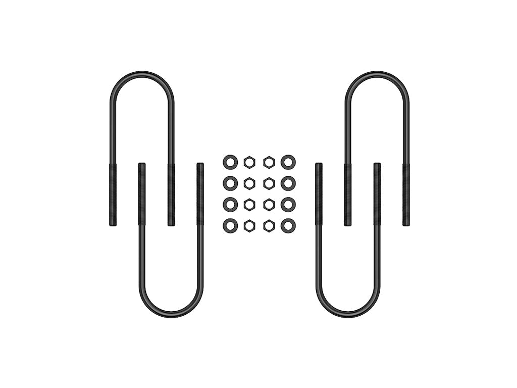 1999-2010 Powerstroke ICON Leaf Spring Axle U-Bolt Kit (ICO37004)