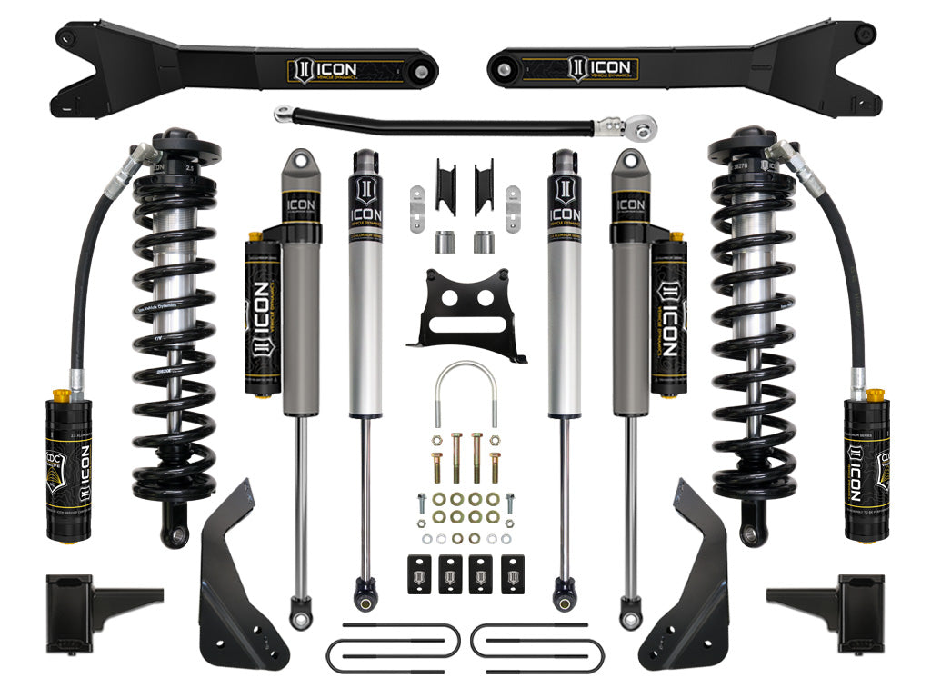 2008-2010 Powerstroke ICON Front and Rear Lift Kit (ICOK63125R)