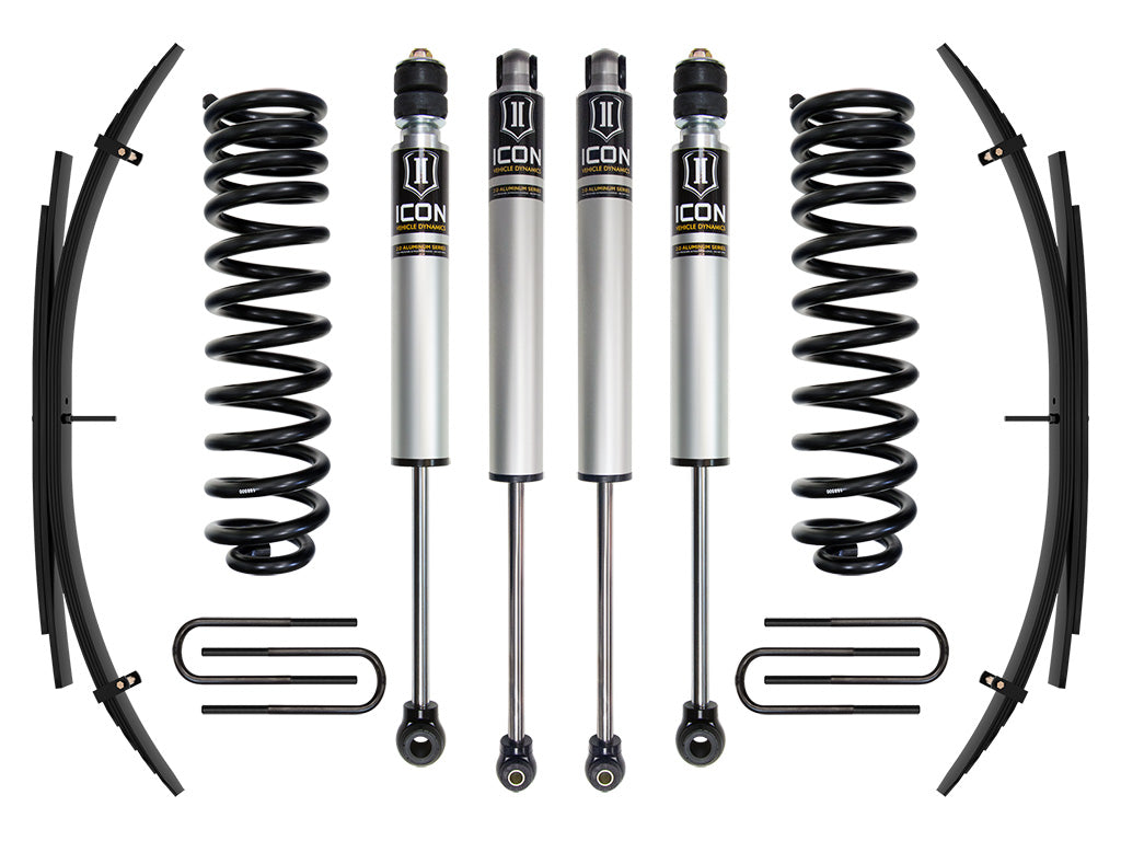 2011-2016 Powerstroke ICON 2.5 Front and Rear Lift Kit (ICOK62581)