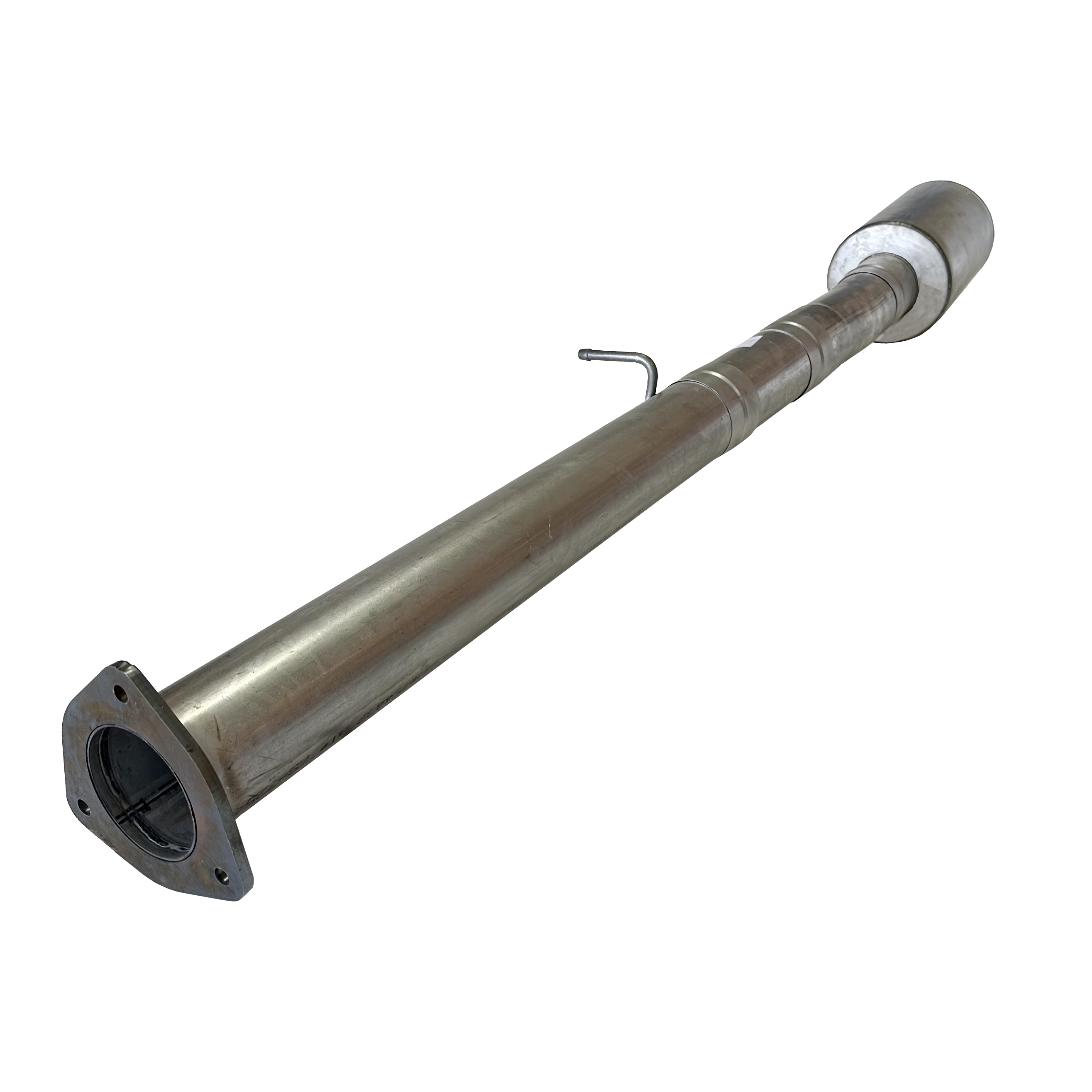 2013-2018 Cummins 4" SS Cat & DPF Delete w/ Muffler (DDC-3D13M)-Delete Pipe-Dirty Diesel Customs-Dirty Diesel Customs