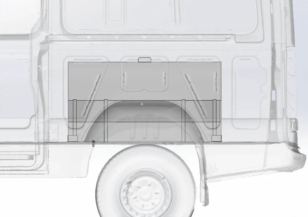 30-Gallon Wheel Well Water Tank, Both Sides (10-3028)