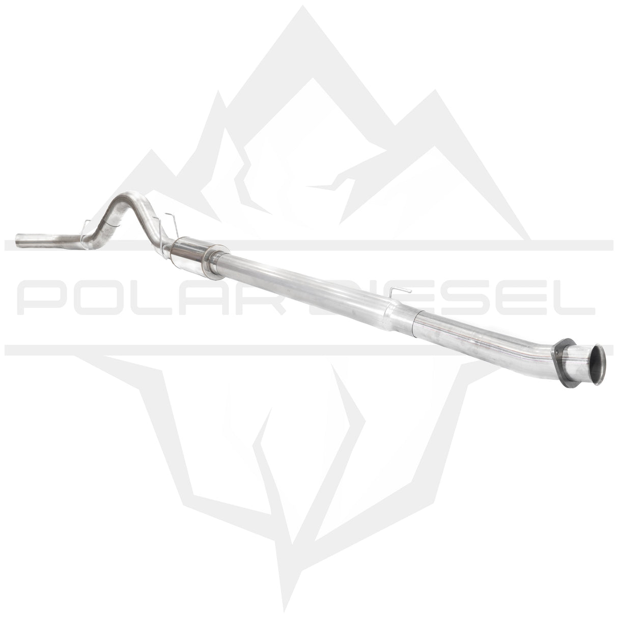 2011-2026 Ford Powerstroke 6.7L 5" SS Downpipe Back Exhaust - w/ Muffler (PD-1-12334151)