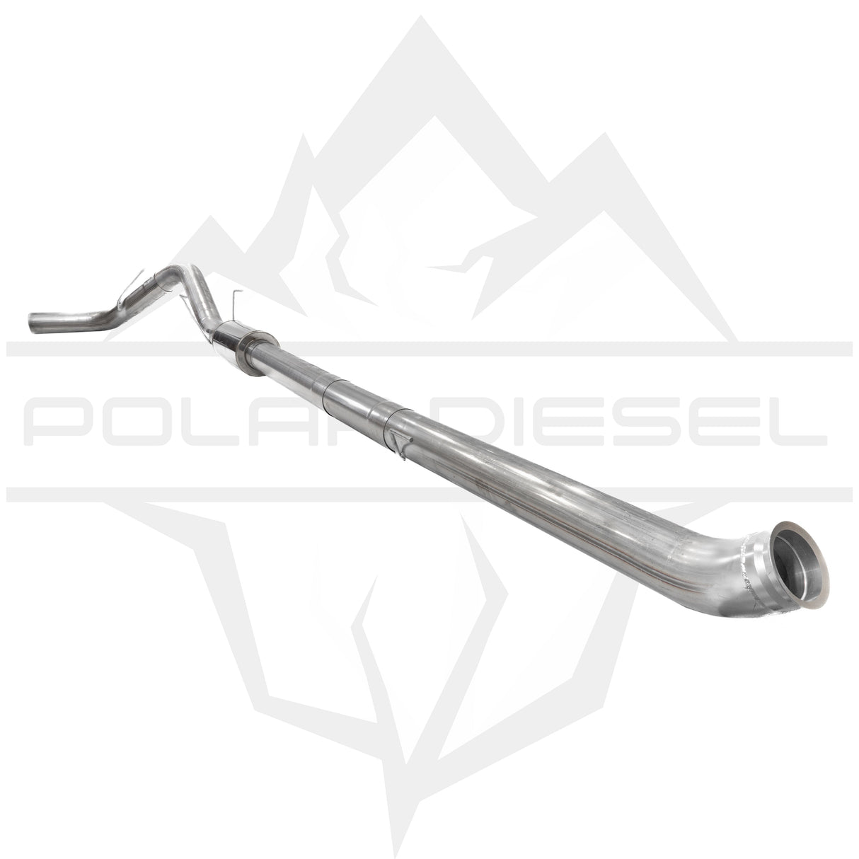 2019-2024 Cummins 6.7L 5" SS Downpipe Back Exhaust - w/ Muffler (PD-1-23133151)