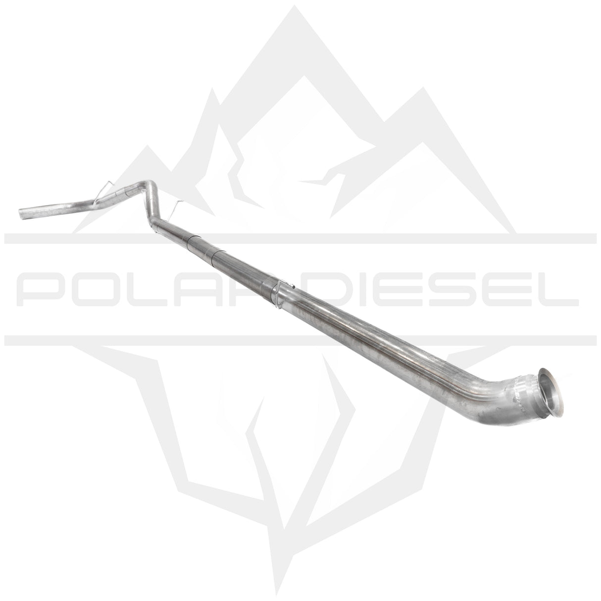 2019-2024 Cummins 6.7L 4" SS Downpipe Back Exhaust - No Muffler (PD-1-23133142)