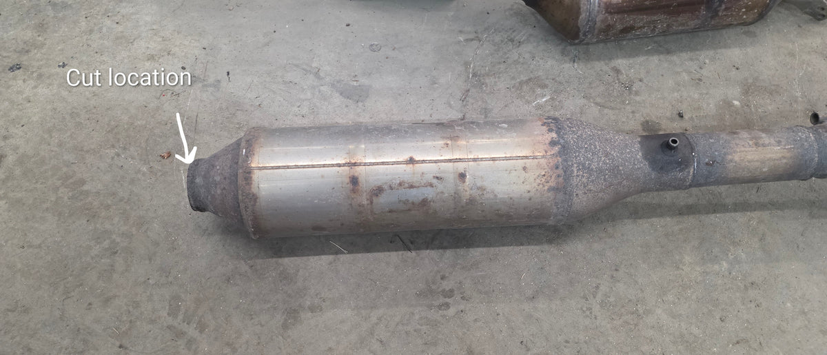 2014-2021 Sprinter 2.1L exhaust kit cut location after the SCR