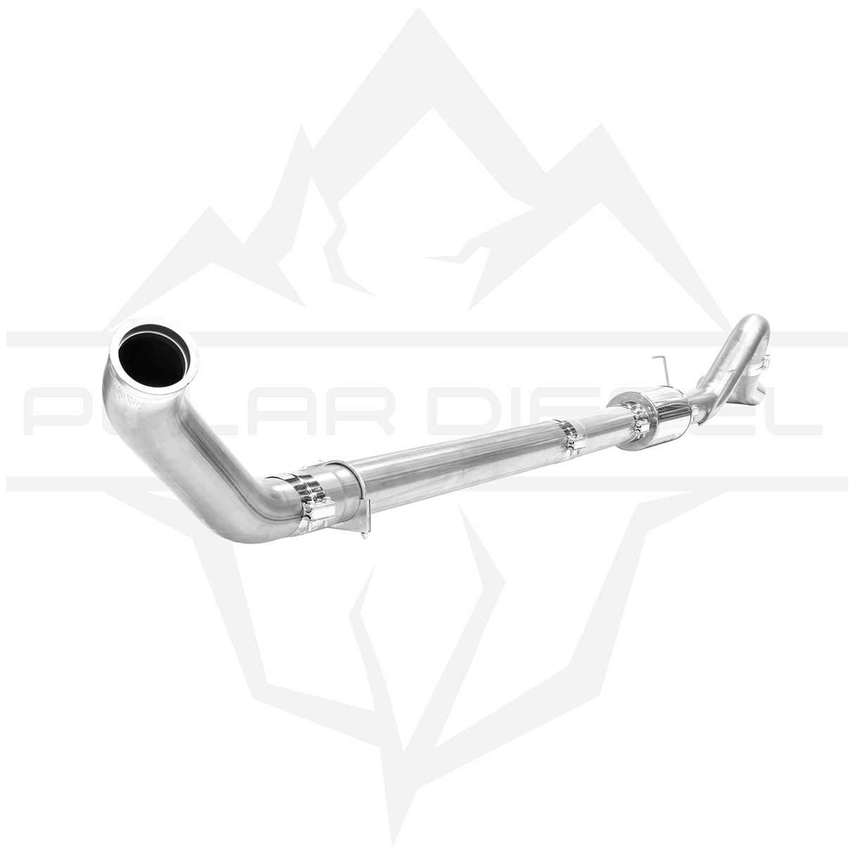 2003-2007 Cummins 5.9L 5" SS Turbo Back Exhaust - w/ Muffler (PD-1-21619151)
