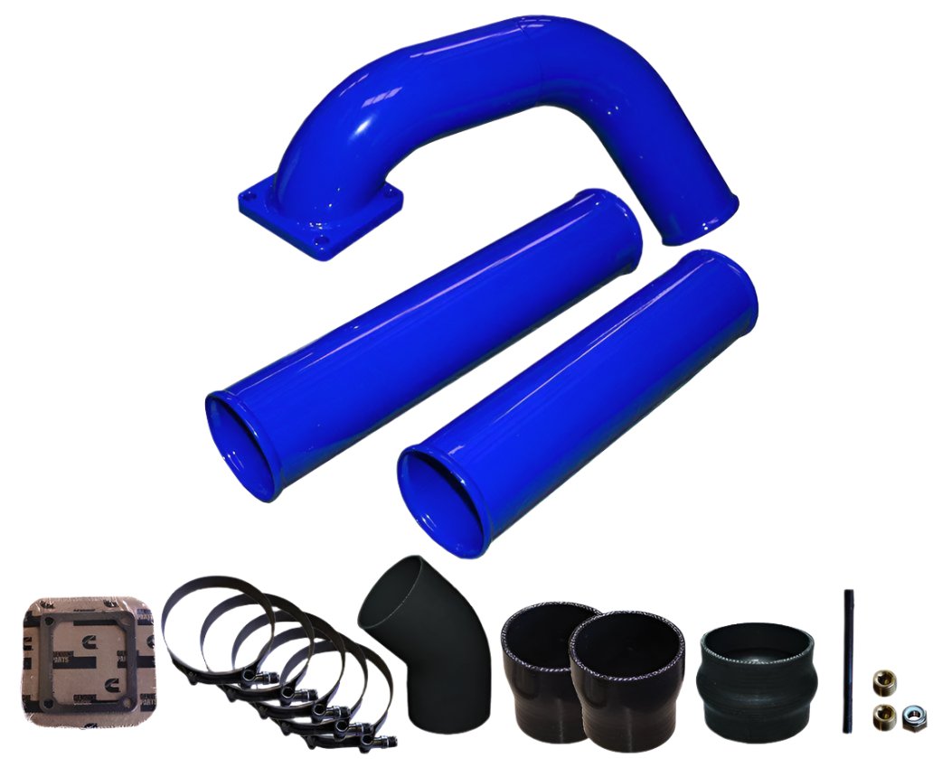 1991.5-1993 Cummins Intercooler Intake System (PDC9193KW)-Intake Manifold-Pusher-PDC9193KW_U2-Dirty Diesel Customs