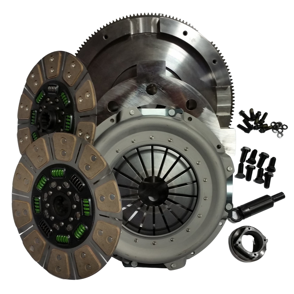 1999-2003 Powerstroke Billet Ceramic Dual Disc - 650HP/1300ft-lb (NMU73ZF6DDS)-Performance Clutches-Valair-Dirty Diesel Customs