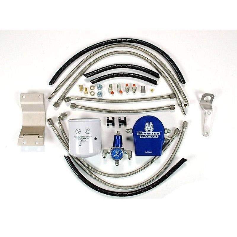 1999-2003 Powerstroke Regulated Fuel Return Kit (SD-FUELREG-7.3)-Fuel Return Kit-Sinister-Dirty Diesel Customs