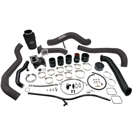2001-2004 LB7 Duramax S300 Single Turbo Install Kit (WCF100478)-Turbo Install Kit-Wehrli Custom Fabrication-Dirty Diesel Customs