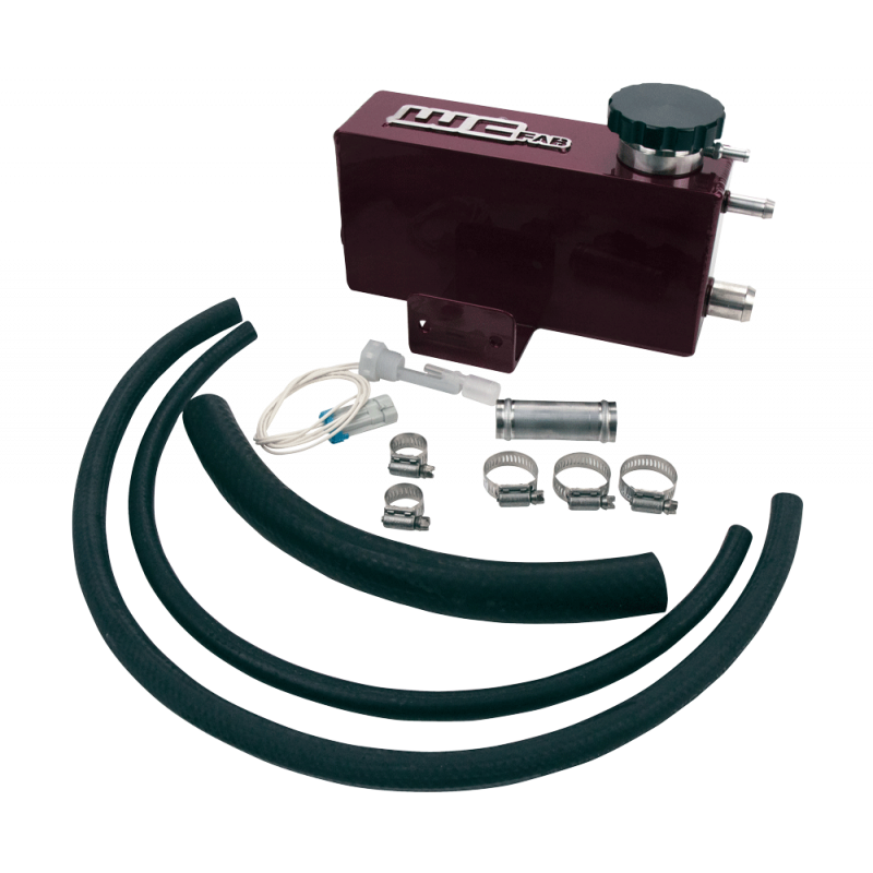2001-2007 Duramax Twin Turbo Coolant Tank Kit (WCF100642)-Coolant Tanks-Wehrli Custom Fabrication-Dirty Diesel Customs