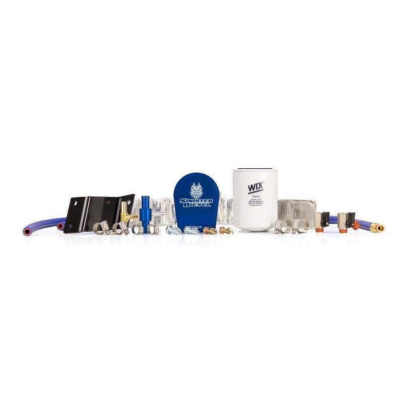 2001-2010 Duramax Coolant Filtration System w/ Wix Filter (SD-COOLFIL-6.6-01-W)-Coolant Bypass Kit-Sinister-Dirty Diesel Customs