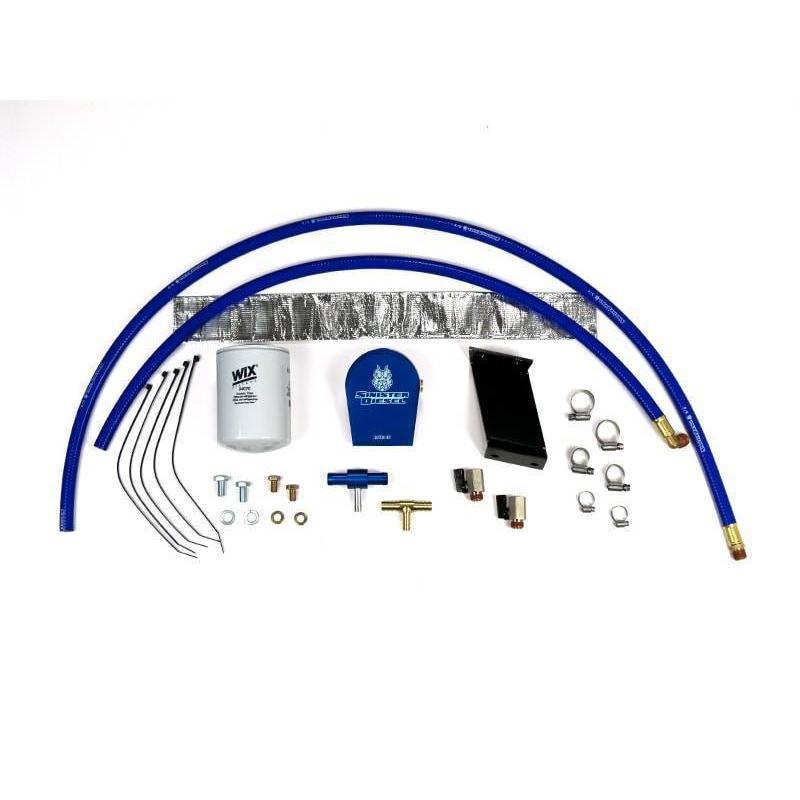 2001-2010 Duramax Coolant Filtration System w/ Wix Filter (SD-COOLFIL-6.6-01-W)-Coolant Bypass Kit-Sinister-Dirty Diesel Customs