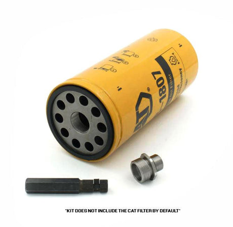 2001-2019 Duramax CAT Oil Filter Adapter Conversion Kit (DUR-OIL-A064)-Oil Filter Adapter-Dirty Diesel Customs-Dirty Diesel Customs