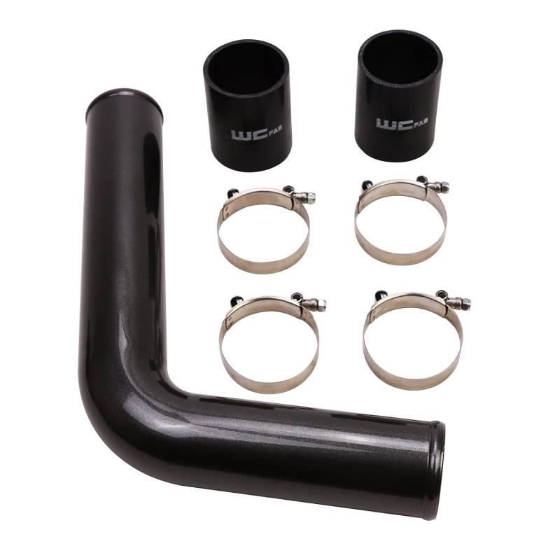 2003-2007 Cummins 3" Driver Side Replacement Intercooler Pipe (WCF100359)-Intercooler Piping-Wehrli Custom Fabrication-Dirty Diesel Customs
