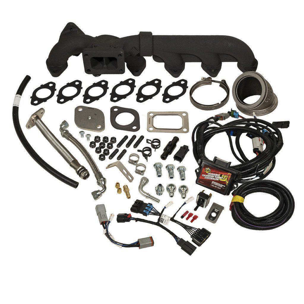 2003-2007 Cummins Howler VGT Turbo Install Kit w/ Controller (1047136)-Turbo Install Kit-BD Diesel-Dirty Diesel Customs