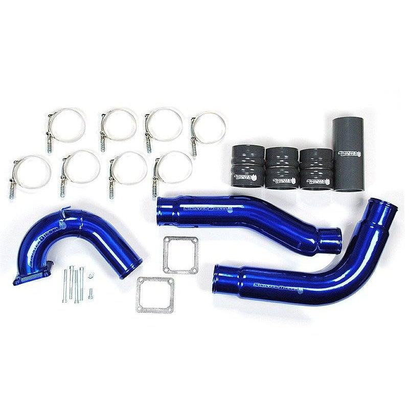 2003-2007 Cummins Intercooler Charge Pipe Kit w/intake Elbow (SD-INTRPIPE-5.9C-IE-KIT)-Intercooler Piping-Sinister-Dirty Diesel Customs