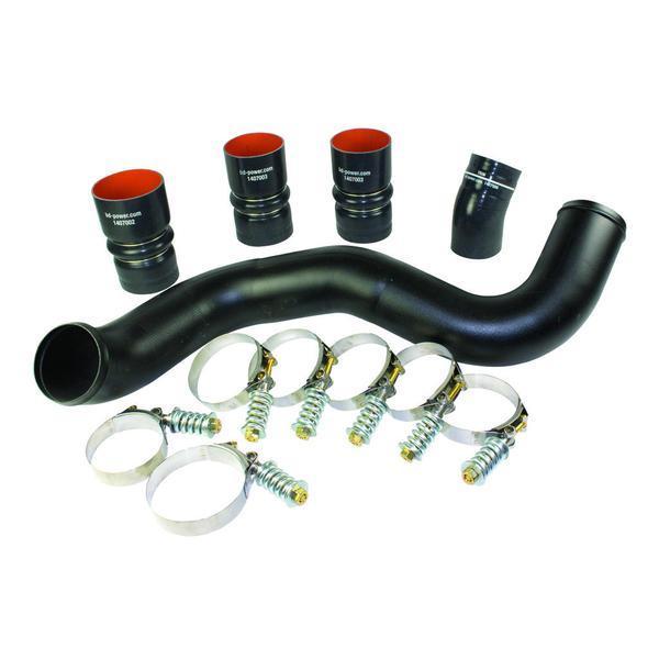 2003-2007 Powerstroke 6.0L Intercooler Hose & Clamp Kit w/Intake Pipe (1047034)-Couplers & Accessories-BD Diesel-Dirty Diesel Customs